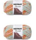 Bernat Baby Blanket BB Buttercup Yarn - 1 Pack of 10.5oz/300g - Polyester - #6 Super Bulky - 220 Yards - Knitting/Crochet