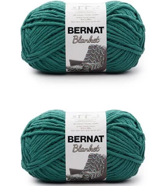 Bernat Blanket Malachite Yarn - 2 Pack of 300g/10.5oz - Polyester - 6 Super Bulky - 220 Yards - Knitting/Crochet