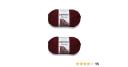 Bernat Blanket Purple Plum Yarn - 2 Pack of 300g/10.5oz - Polyester - 6 Super Bulky - 220 Yards - Knitting/Crochet