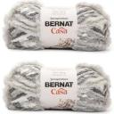 Bernat Casa Cream 2 Pack of 226g/8oz-Polyester-6 Super Bulky-Knitting/Crochet Yarn