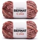 Bernat Casa Cream 2 Pack of 226g/8oz-Polyester-6 Super Bulky-Knitting/Crochet Yarn