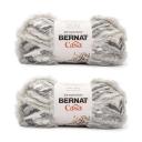 Bernat Casa Gray Cloud 2 Pack of 226g/8oz-Polyester-6 Super Bulky-Knitting/Crochet Yarn