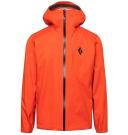 Black Diamond Fineline Stretch Rain Shell - Men&s Kingfisher, L