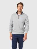 Blazer Heather 1/2 Zip Sweat in Charcoal Grey M