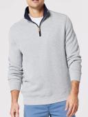 Blazer Heather 1/2 Zip Sweat in Charcoal Grey M