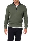 Blazer Heather 1/2 Zip Sweat - Olive - Size M