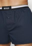 Boss Two-pack of Cotton Pyjama Shorts With Signature waistbands, Men, Size: XL, Dark Purple