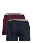 Boss Two-pack of Cotton Pyjama Shorts With Signature waistbands, Men, Size: XL, Dark Purple