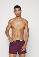 Boss Two-pack of Cotton Pyjama Shorts With Signature waistbands, Men, Size: XL, Dark Purple