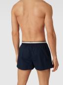 Boss Two-pack of Cotton Pyjama Shorts With Signature waistbands, Men, Size: XL, Dark Purple