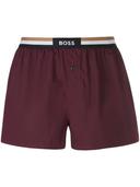 Boss Two-pack of Cotton Pyjama Shorts With Signature waistbands, Men, Size: XL, Dark Purple