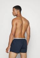 Boss Two-pack of Cotton Pyjama Shorts With Signature waistbands, Men, Size: XL, Dark Purple