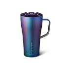 BrüMate Toddy 22oz 100% Leak Proof Insulated Coffee Mug With Handle & Lid - Stainless Steel Coffee Travel Mug - Double Walled Coffee Cup (Dark Aura)