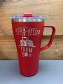 BrüMate Toddy 22oz 100% Leak Proof Insulated Coffee Mug With Handle & Lid - Stainless Steel Coffee Travel Mug - Double Walled Coffee Cup (Dark Aura)