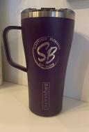 BrüMate Toddy 22oz 100% Leak Proof Insulated Coffee Mug With Handle & Lid - Stainless Steel Coffee Travel Mug - Double Walled Coffee Cup (Dark Aura)