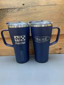 BrüMate Toddy 22oz 100% Leak Proof Insulated Coffee Mug With Handle & Lid - Stainless Steel Coffee Travel Mug - Double Walled Coffee Cup (Dark Aura)