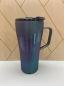 BrüMate Toddy 22oz 100% Leak Proof Insulated Coffee Mug With Handle & Lid - Stainless Steel Coffee Travel Mug - Double Walled Coffee Cup (Dark Aura)