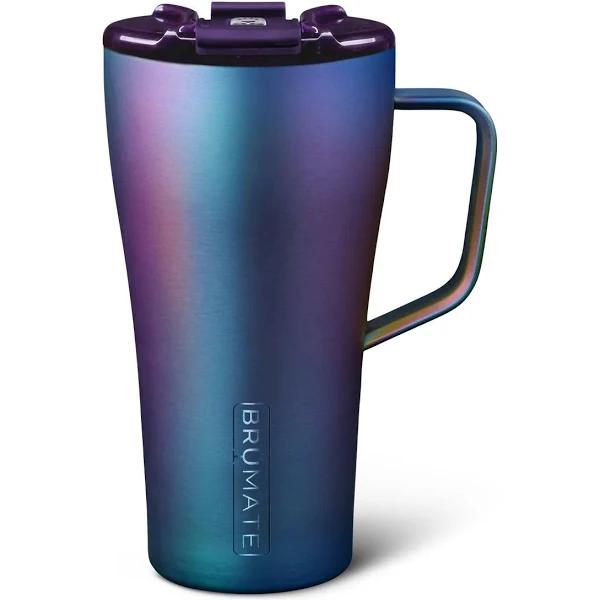 BrüMate Toddy 22oz 100% Leak Proof Insulated Coffee Mug With Handle & Lid - Stainless Steel Coffee Travel Mug - Double Walled Coffee Cup (Dark Aura)