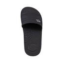 BR Sport Zak Mens Brazilian Comfort Slides Sandals with Massage Balls Black 10 AUS or 44 EUR