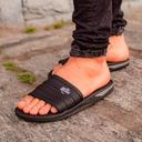 BR Sport Zak Mens Brazilian Comfort Slides Sandals with Massage Balls Black 10 AUS or 44 EUR