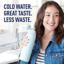Brita Double Wall Insulated Stainless Steel Water Bottle, 20 oz - Glacier