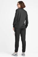 Butter-Soft Originals Women's 7-Pocket Curved V-Neck Long Sleeve Scrub Top in Black | Size M Polyester/cotton