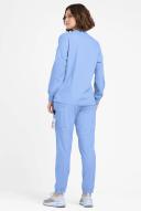 Butter-Soft Originals Women's 7-Pocket Curved V-Neck Long Sleeve Scrub Top in Ceil Blue | Size S Polyester/cotton