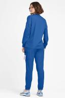Butter-Soft Originals Women's 7-Pocket Curved V-Neck Long Sleeve Scrub Top in Royal | Size S Polyester/cotton