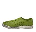 Cabello Comfort EG17 Womens Leather European Leather Casual Shoes - 6 AUS or 37 EUR / Green