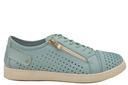 Cabello Comfort EG17 Womens Leather European Leather Casual Shoes - 8 AUS or 39 EUR / Blue
