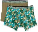 Calvin Klein Boys' Performance Boxer Briefs 2-Pack - Olivine/Camo Splat Size Large - AfterPay & zipPay Available