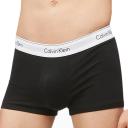 Calvin Klein Men's Silver / White Modern Cotton Stretch 2 Pack Trunk, Size Medium in Silver/White