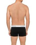 Calvin Klein Men's Silver / White Modern Cotton Stretch 2 Pack Trunk, Size Medium in Silver/White
