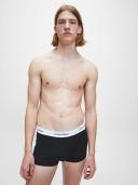 Calvin Klein Men's Silver / White Modern Cotton Stretch 2 Pack Trunk, Size Medium in Silver/White