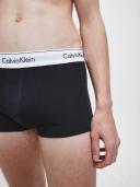 Calvin Klein Men's Silver / White Modern Cotton Stretch 2 Pack Trunk, Size Medium in Silver/White