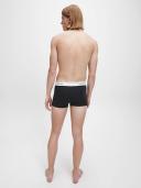 Calvin Klein Men's Silver / White Modern Cotton Stretch 2 Pack Trunk, Size Medium in Silver/White