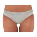 Calvin Klein Underwear Women's Motive Cotton Bikini 3 Pack - Black/White/Grey Heather