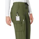 Carhartt Cross-Flex Force Women's 7-Pocket Stretch Utility Cargo Scrub Pants in Basil | Size XL Polyester/spandex