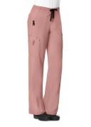 Carhartt Cross-Flex Force Women's 7-Pocket Stretch Utility Cargo Scrub Pants in Mauve | Size M Polyester/spandex