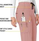 Carhartt Cross-Flex Force Women's 7-Pocket Stretch Utility Cargo Scrub Pants in Mauve | Size M Polyester/spandex