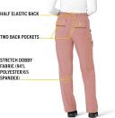 Carhartt Cross-Flex Force Women's 7-Pocket Stretch Utility Cargo Scrub Pants in Mauve | Size M Polyester/spandex