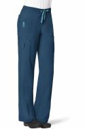 Carhartt Cross-Flex Force Women's 7-Pocket Stretch Utility Cargo Scrub Pants in Mauve | Size XL Polyester/spandex
