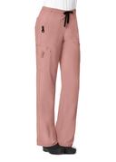 Carhartt Cross-Flex Force Women's 7-Pocket Stretch Utility Cargo Scrub Pants - Petite in Mauve | Size 2x Polyester/spandex