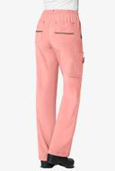 Carhartt Cross-Flex Force Women's 7-Pocket Stretch Utility Cargo Scrub Pants - Petite in Mauve | Size 2x Polyester/spandex