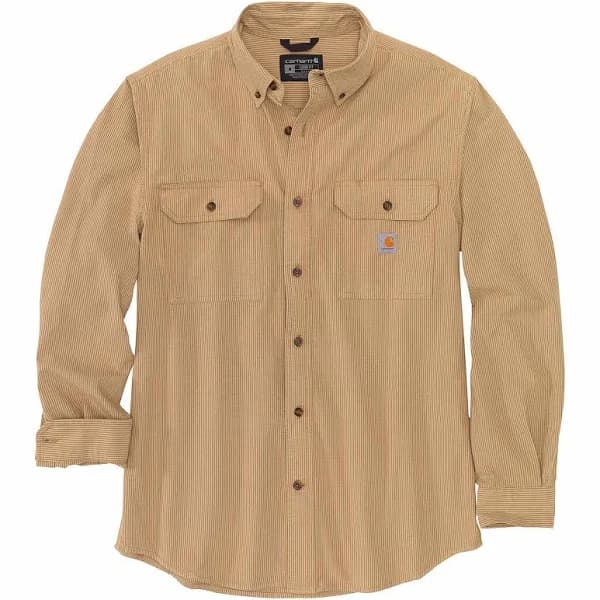 Carhartt Men's Loose Fit Midweight Chambray Long-Sleeve Shirt