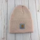 Carhartt Mens A18 Stretchable Rib Knit Acrylic Watch Beanie Hat - Rose Smoke - One Size