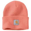 Carhartt Mens A18 Stretchable Rib Knit Acrylic Watch Beanie Hat - Rose Smoke - One Size