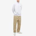 Carhartt WIP Men's Half Zip American Script Sweat in Ash Heather, Size X-Small | END. Clothing