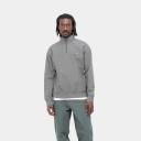 Carhartt WIP Men's Half Zip American Script Sweat in Dark Grey Heather, Size XX-Large | END. Clothing