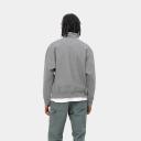 Carhartt WIP Men's Half Zip American Script Sweat in Dark Grey Heather, Size XX-Large | END. Clothing